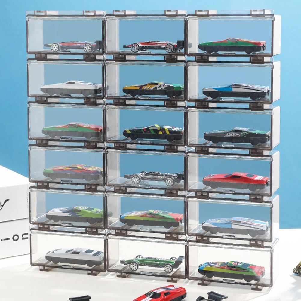 Hotwheels Para Carros Com Rodas Quentes Display 1 : 64 Modelo Diecast Carro Caixa Plástica Leve Tan TOMICA Minigt
