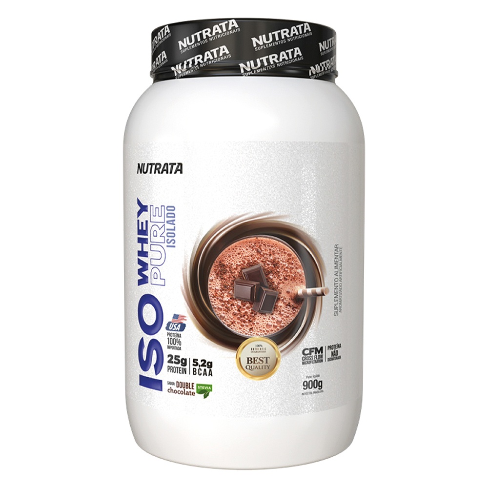 Whey Concentrado W100 Chocolate – 900g – Nutrata