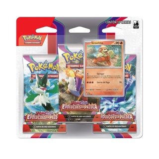 Pokémon EV2 Blister Triplo Growlithe - Copag