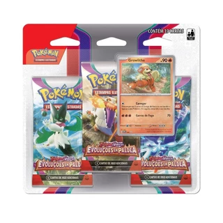 Pokémon EV2 Blister Triplo Growlithe - Copag