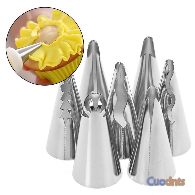 Jogo De Bicos Inox Kit Com 8 Peças Confeitar Bolo Tortas Cozinha Decoração  - Confeitaria