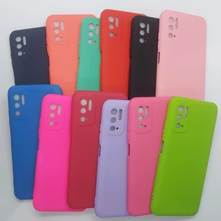 Capa Case Para Xiaomi Poco M3 Pro de Silicone com Interior Aveludado