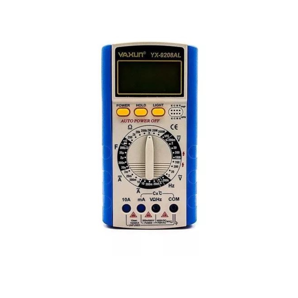 Multimetro Digital 9208 Yaxun YX9208A | Shopee Brasil