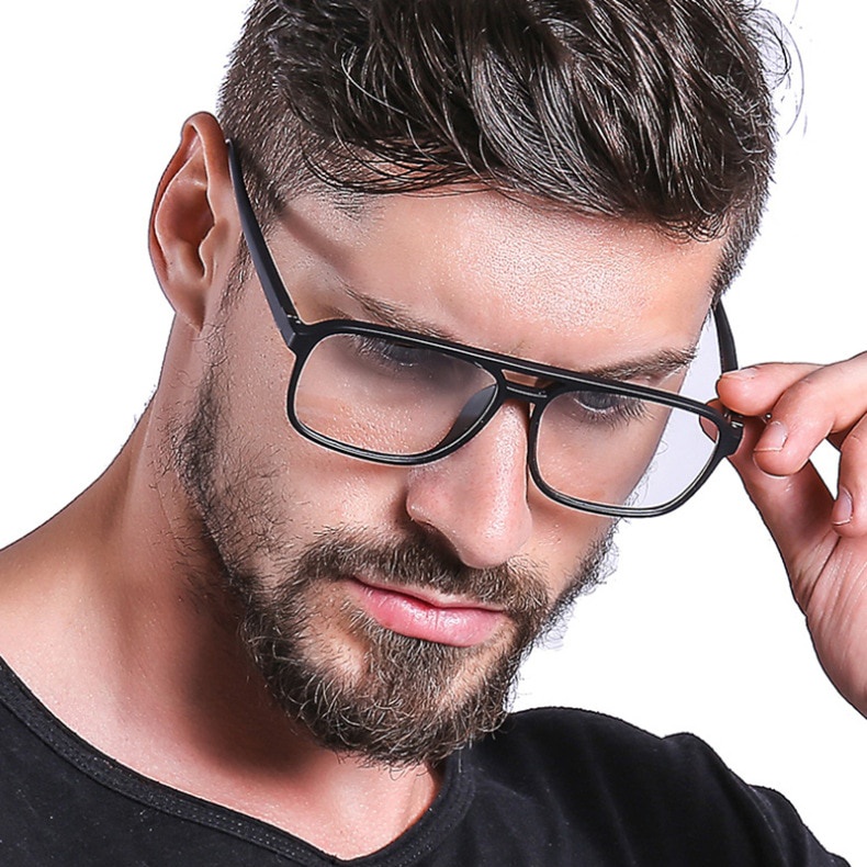 Filtro Anti-Bloqueio De Luz Azul Reduz A Tensão Ocular Digital Homens Da Moda Óculos Ópticos Estrutura Lente Clara