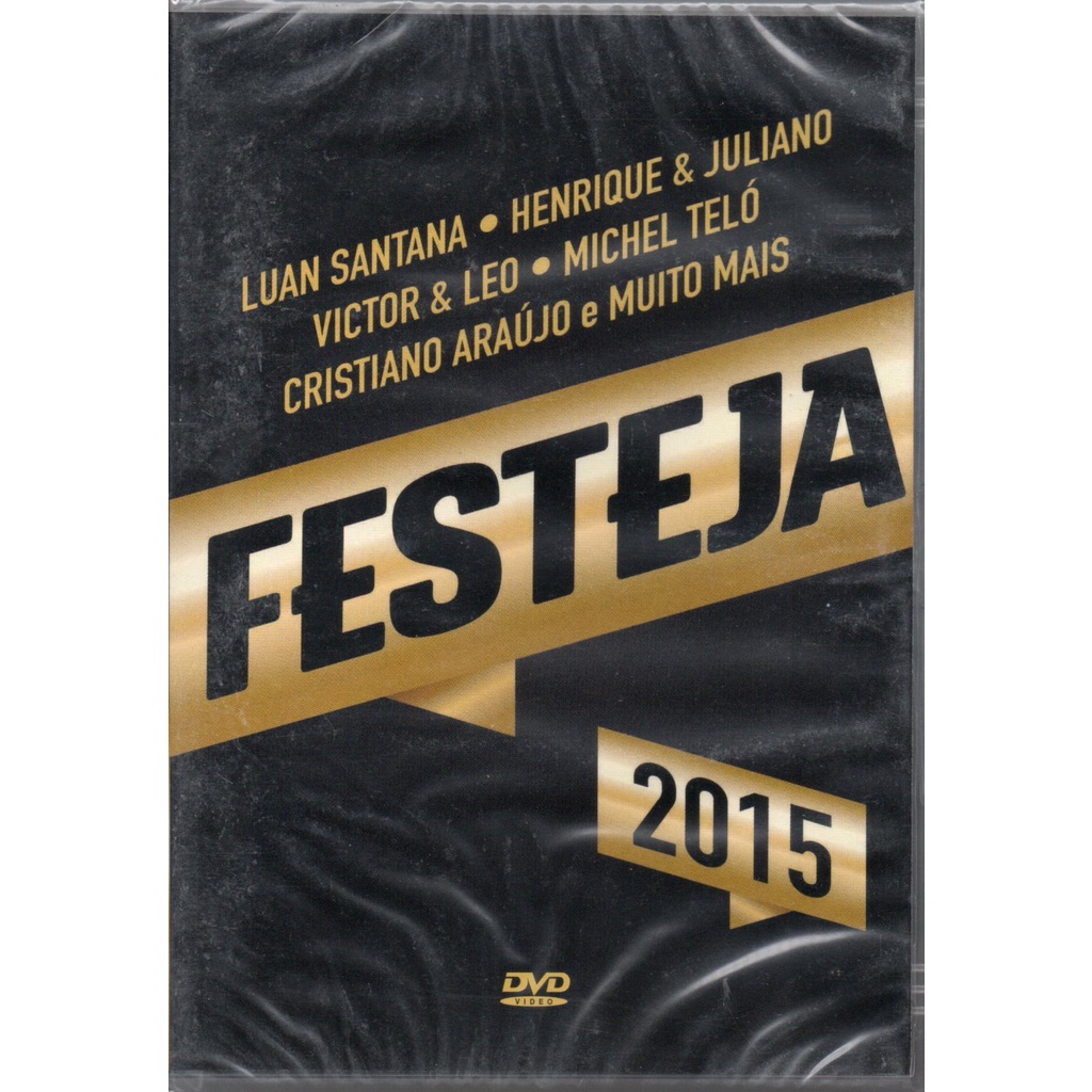 Dvd Festeja 2015 Cristiano Araujo Jads E Jadson Lacrado | Shopee