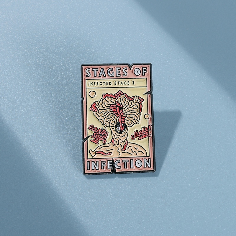 O Último De Nós Clicker TV Show Esmalte Pins Infecção Broche Lapela Crachás Pin Jóias Acessórios Presente Para Amigos
