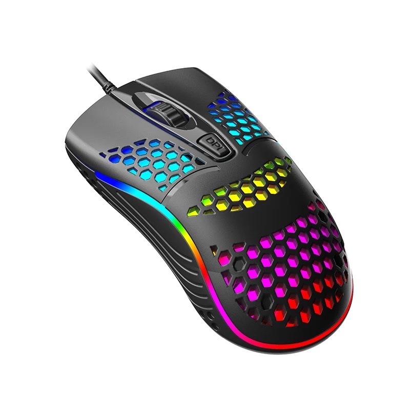 Mouse com Fio Para Notebook PC USB Ergonômico