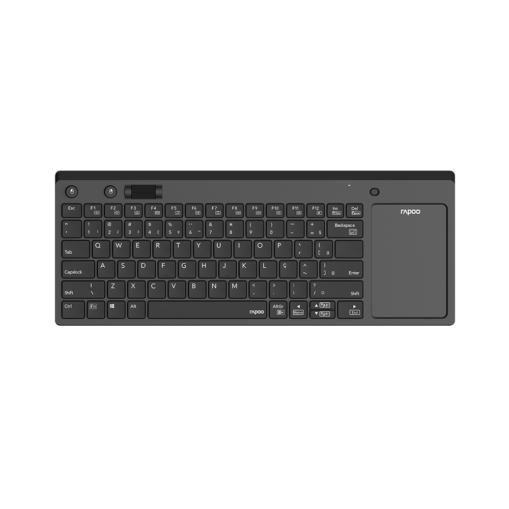 Teclado Touch Sem Fio 2.4Ghz 5 Anos de Garantia Rapoo - K2800 - RA039