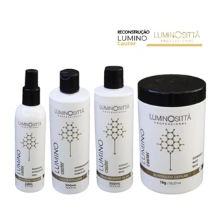 Kit Reconstrução Lumino Cauter 4 Passos - Luminosittà em Oferta na Shopee