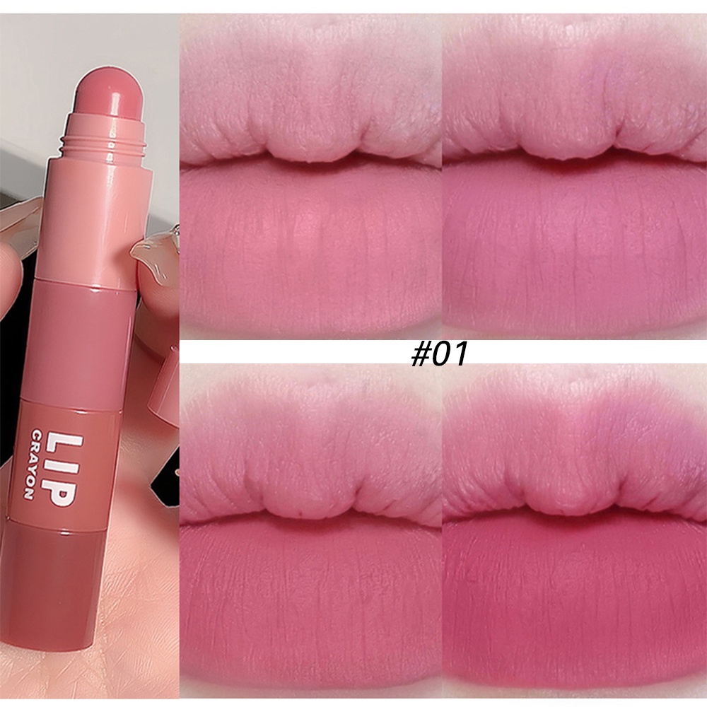 4 Em 1 Cappuvini Matte Group Crayon Mini Batom/Kit De Brilho
