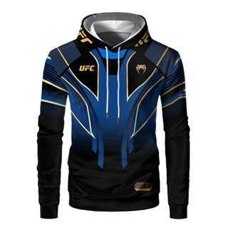 Fighting Matching Match UFC 3D Print Hoodies Vestuário Esportivo Respirável Masculino OLIVEIRA MAKHACHEV Nome Sweatshirt Personalizado Homem Pullover Casual Exterior