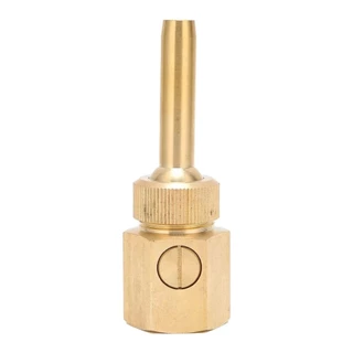 Bico Articulado com regulador de Vazão para Fontes Chafarizes e Lagos de 10mm com Entrada Rosca de 3/4"
