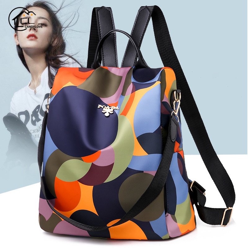 Mochila feminina grande Multifuncional Mochila De Viagem Antifurto A Prova D agua Oxford Para Estudantes Mochila Oxford Anti Roubo A Prova D agua Para Estudantes Melhora o Preco