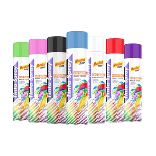 Tinta em Spray Uso Geral 400ml Mundial Prime