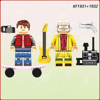 Brinquedos Infantis De Volta Ao Futuro Marty McFly Montagem De Minifiguras De Blocos De Construção