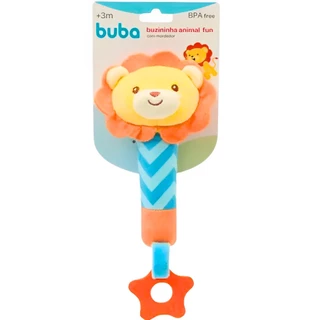 Buzininha Infantil Com Mordedor Animal Leãozinho 11946 - BUBA