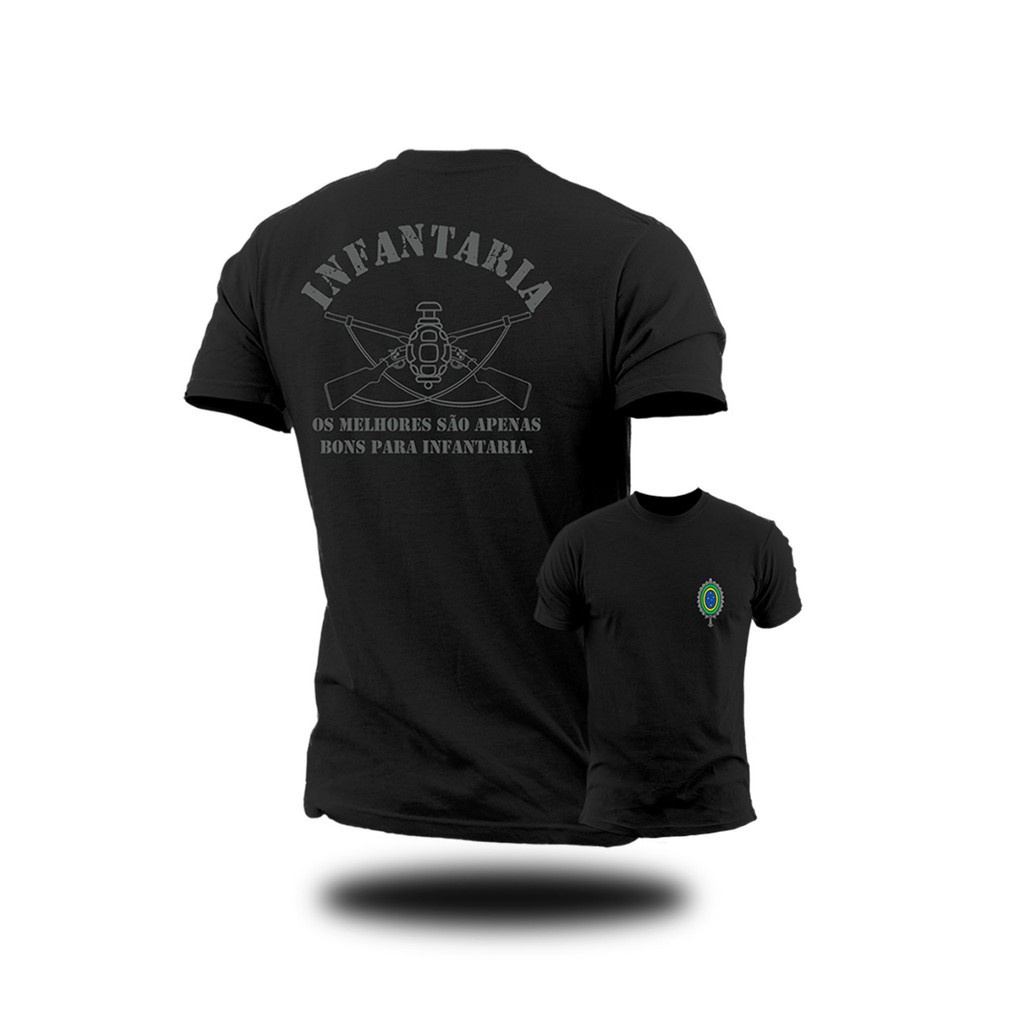 Camiseta Exército Brasileiro Infantaria - Os Melhores São Apenas Bons ...