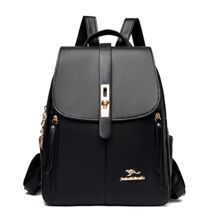 Mochila De Couro De Inverno Nova Moda Feminina
