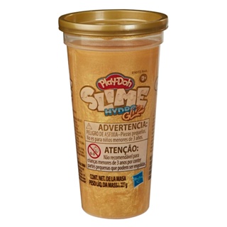 Play Doh Slime Metalico Hydroglitz Dourado - Hasbro
