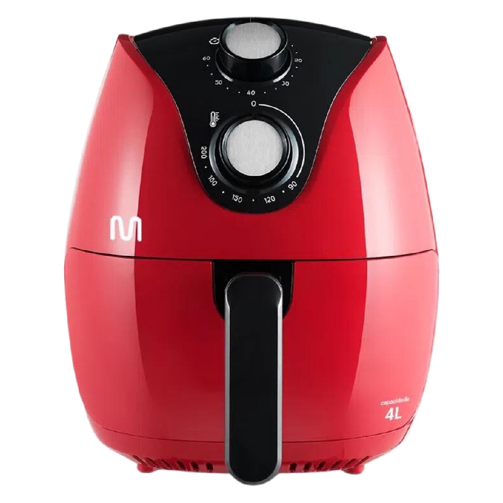 Fritadeira Elétrica Sem Óleo Panela Air Fryer 4L 120V 1500W Multilaser Alimentos Saudáveis Instantâneos