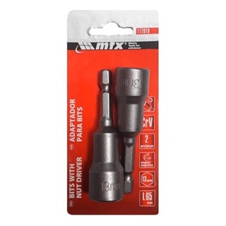 Soquete Magnético 10mm 65mm 2Pçs Mtx Para Parafusadeira