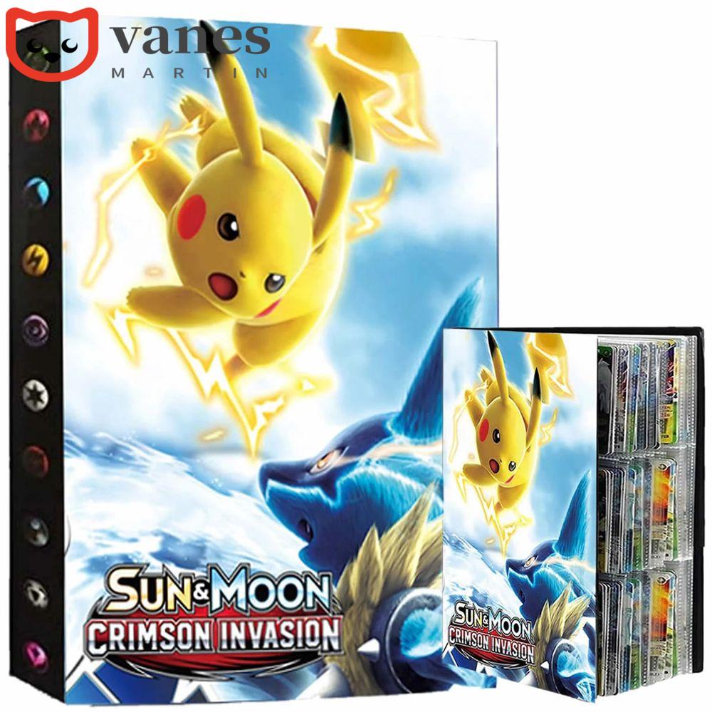 432pcs Cartões Pokemon Álbum Livro Legal Jogo Dos Desenhos