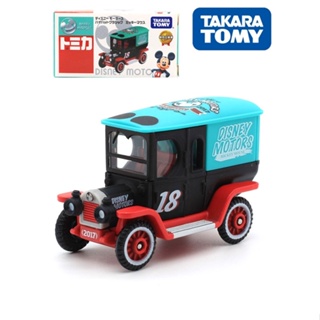 Tomy tomy tomy tomy Carro de brinquedo de liga leve Carro de brinquedo No. 18 Chapéu Alto Clássico Mickey Minnie Carro Mickey Minnie Carro Modelo Ornamentos para Crianças
