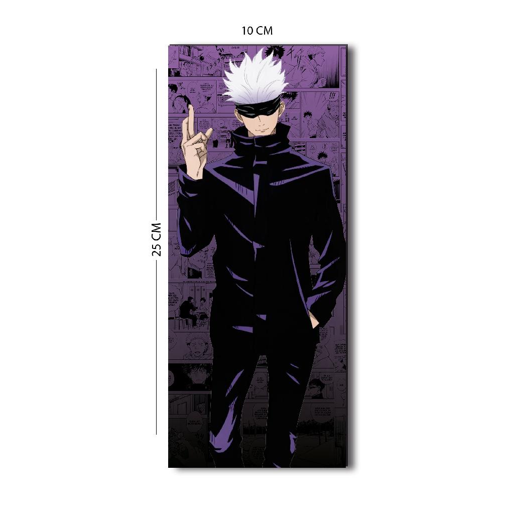 Placa Mdf Mini 28x10cm Jujutsu Kaisen Satoru Gojo | Shopee Brasil