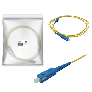 Cordão Óptico Cabo Fibra Simplex Sc Upc - Sc Upc 3 Metros