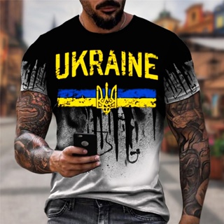 2023 Summer Tee Shirt Ukraine T-Shirt Ukrainian T-shirt Ukraine Is In My DNA  T-shirt Ukrainian Shirt O-Neck T-shirt - AliExpress