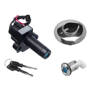 Kit Chave Ignição + Trava + Tampa Nx 400 Falcon 06 Em Diante