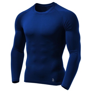 Camisa Azul Marinho Proteção Academia Uv 50+ Tecido Gelado Segunda Pele Praia Piscina Camiseta