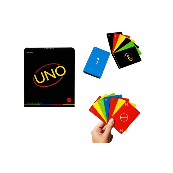 Uno Minimalista, Jogo de Tabuleiro Mattel Usado 54459728