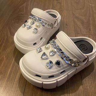 EVAWomen'scrocPlatform Sandálias36-41Diamond Sandálias De Acessórios De Corrente