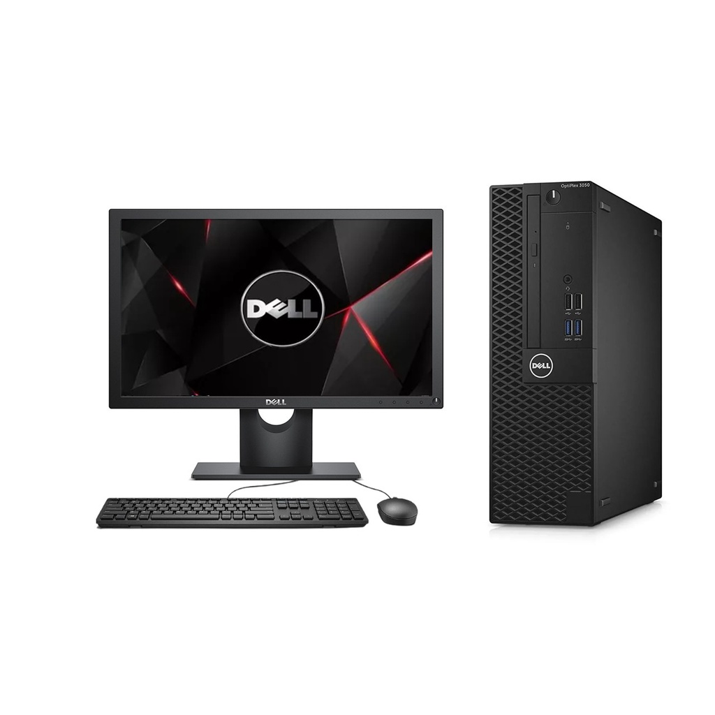 CPU Desktop DELL 3050 Core I5 7500 8GB RAM 1TB HDD + MONITOR E1916H