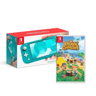Console Nintendo Switch Lite Turquesa + Jogo Animal Crossing: New Horizons