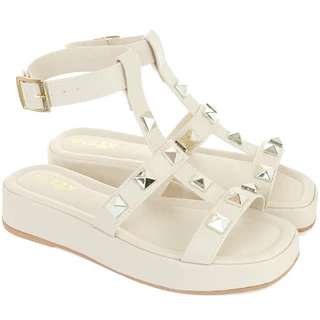 Sandália Birken Flat Slide Flatform Feminino Estilo Moda Conforto Piramide OLZZY