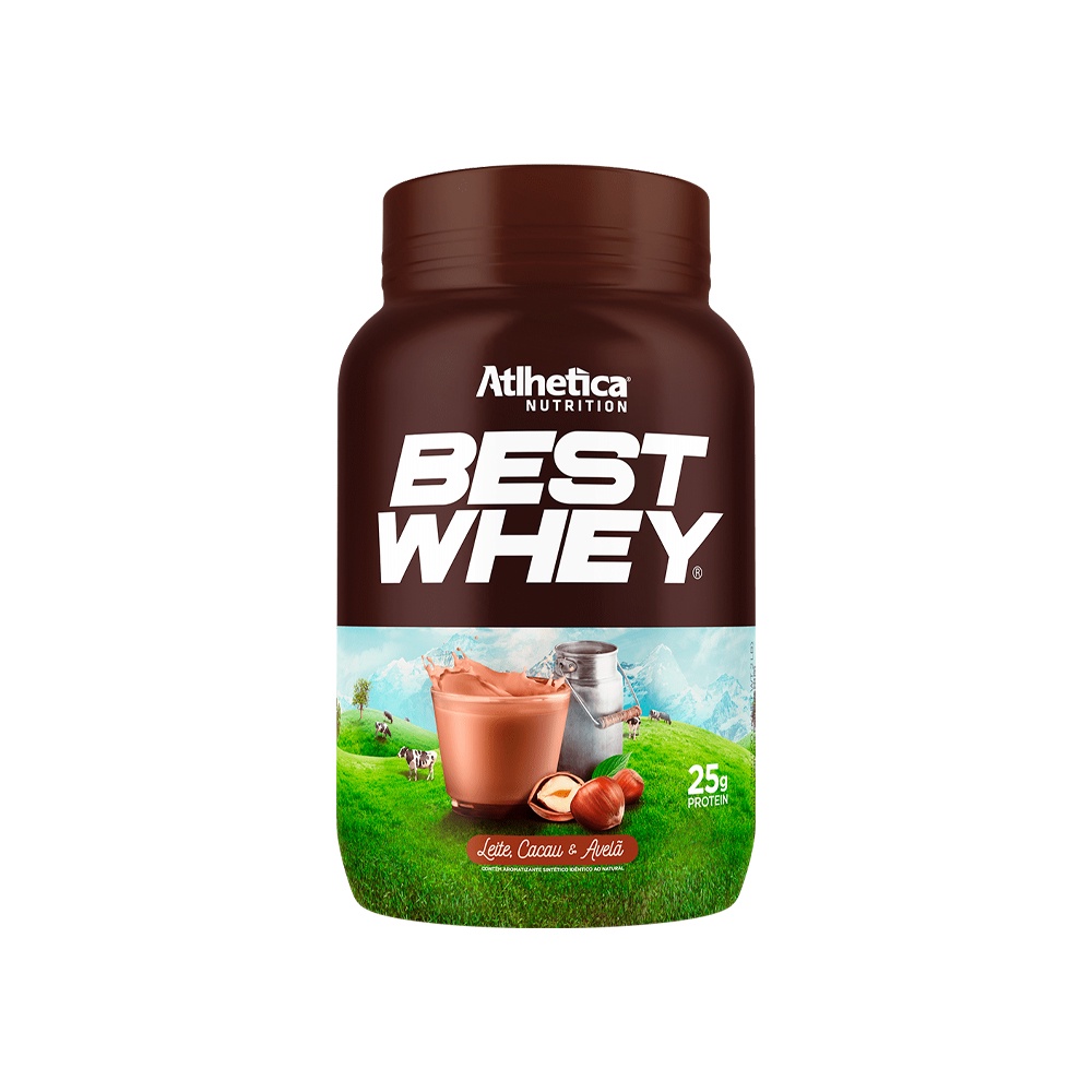 Best Whey (900g) Leite, Cacau & Avela Atlhetica Nutrition
