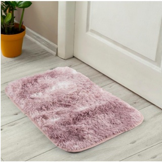Tapete Peludo para Porta Felpudo 40cm x 60cm Antiderrapante Shaggy