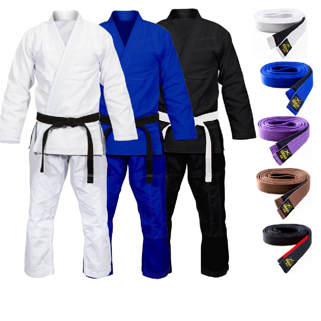 Kimono Jiu jitsu Trançado Pesado (720 gr/m linear 450 gr/m2) - quimono ...