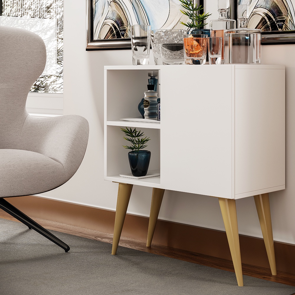 Foto de Aparador Buffet Multiuso Retrô Cantinho do Café Império