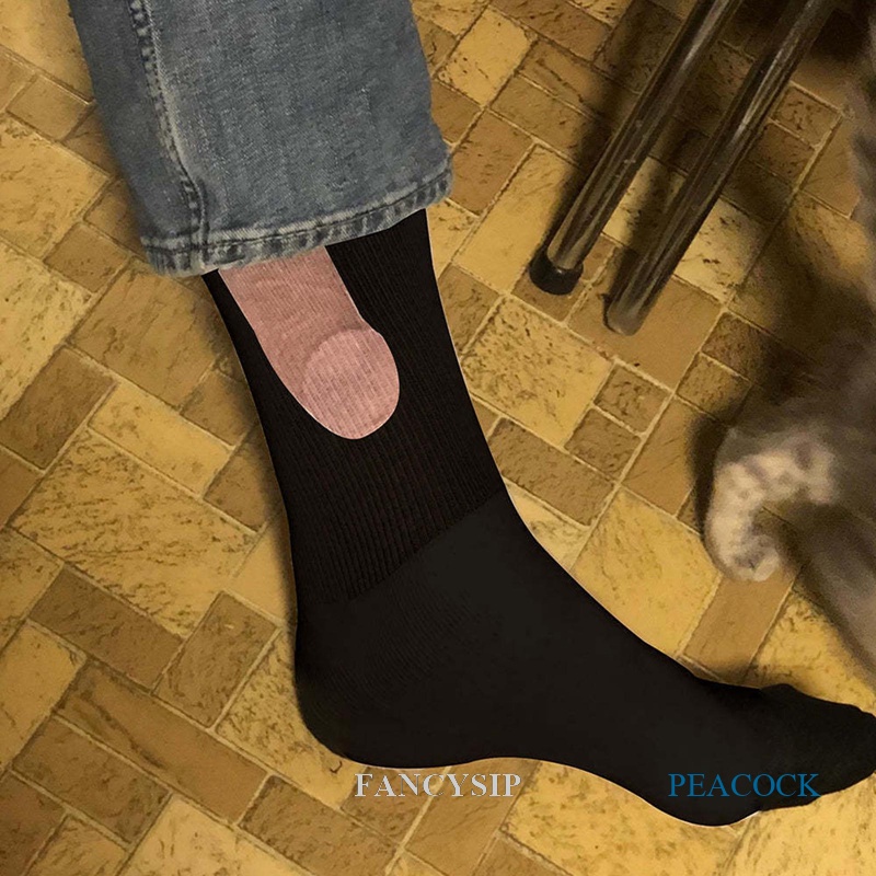 FANCY Show Off Socks Funny Colorful Meias Coloridas Algodão Para Homens