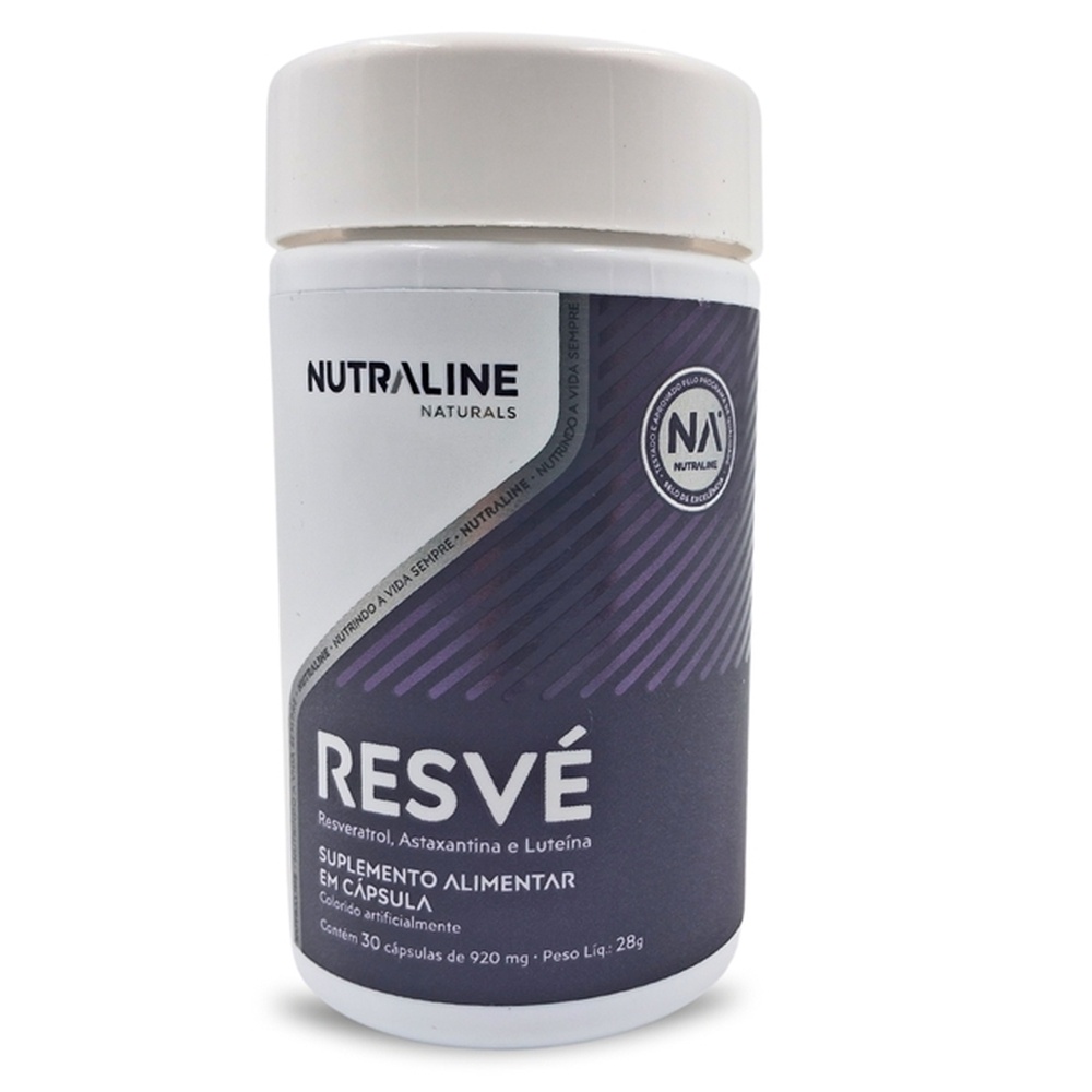 Resveratrol 920MG - Resvé - 30 Capsulas - Nutraline | Shopee Brasil