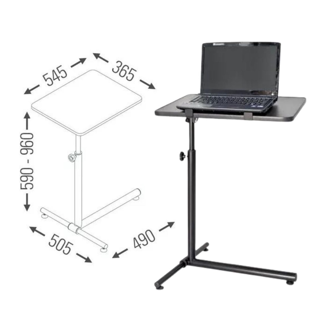 Mesa Ergonômica para Notebook com Regulagem de Altura e Giro | Shopee ...