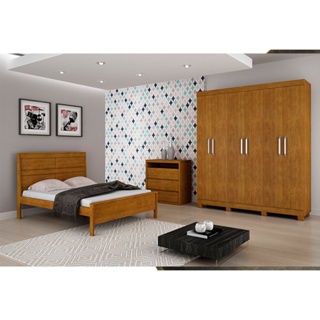 Guarda Roupa Casal Rufato 6 Portas
