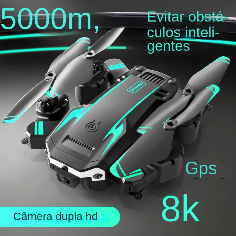 8K HD Câmera Pro Drone Profissional Fotografia Aérea Abrangente Obstáculos Três Sits para Evitar Quadcopter Brinquedo Presente