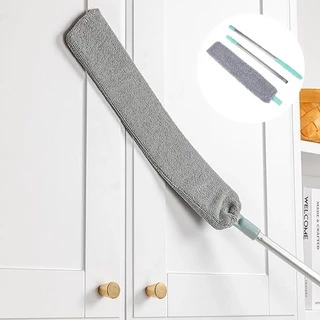 PRONTO ENTREGA!!!! Espanador de Pó Mop Limpa Poeira Flexível Retrátil Limpador Lugar Estreito de Aço Plástico e Poliéster
