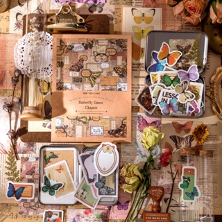 Journamm 100pcs/pack Decor Scrapbook Adesivos Materiais Papel Combo Kit De DIY Junk Journal Art Collage Álbum De Fotos Vintage