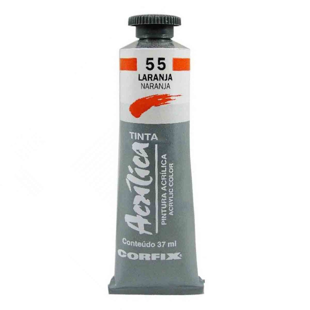 Tinta Acrilica Corfix 55 Laranja 37ml