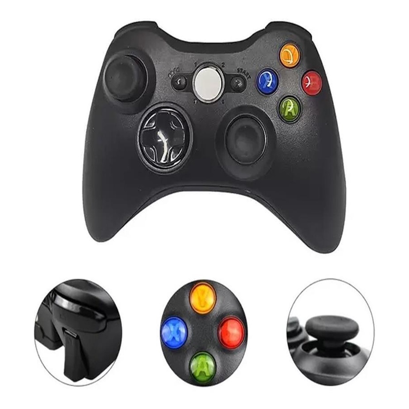 Controle Joystick Sem Fio Altomex Alto-6560w Preto